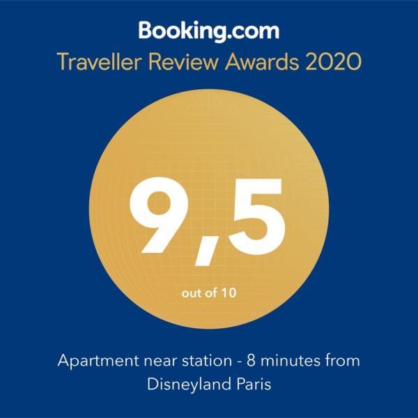 Top Location Apartment 10 Min Disneyland Bussy-Saint-Georges Exteriör bild